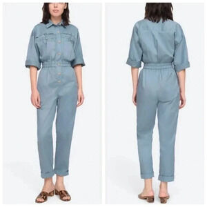 Sea New York Tabitha Jumpsuit steel blue size 6 NWT